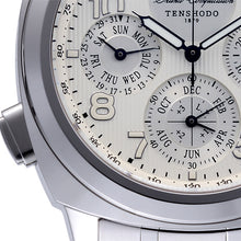 画像をギャラリービューアに読み込む, TENSHODO グランドコンプリケーションスポーツ ホワイトモデル/ステンレスベルト