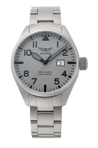 AIRACOBRA P42 quartz SSbracelet gray